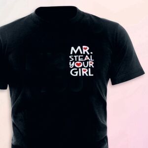 “Mr. Steal Your Girl”, Custom Pocket Graphic Tee, Youth Sizes 2T-5T